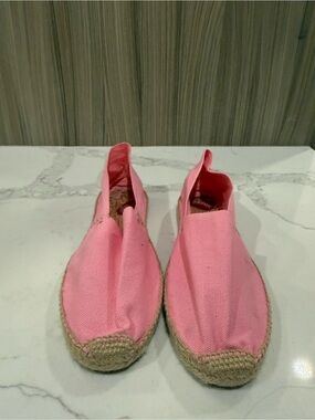 Authentic Spanish Pink Canvas Espadrilles – EU 39 (US 8)